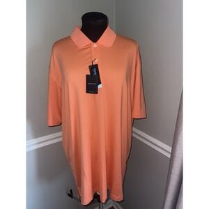 Dunning‎ Golf Polo Shirt Coral Mens Size XXL NEW